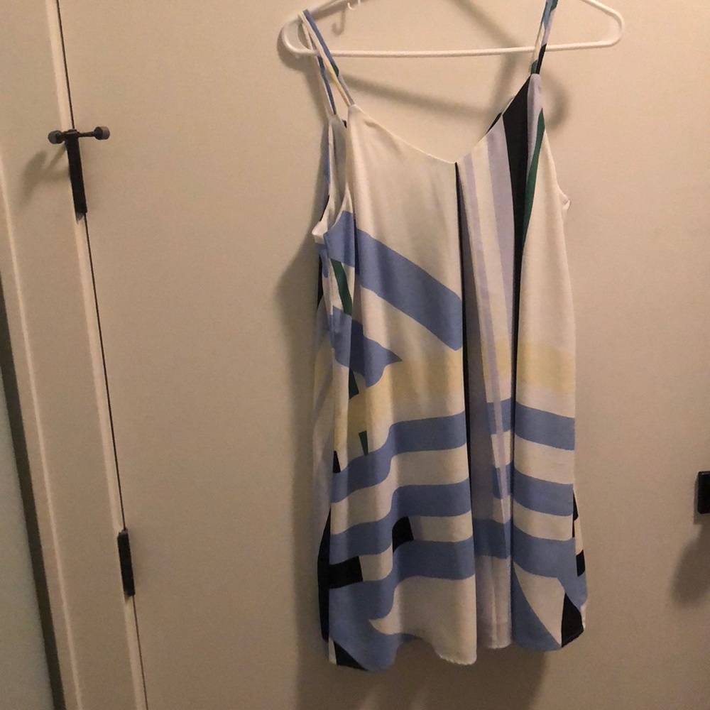 Fun geometric style summer dress